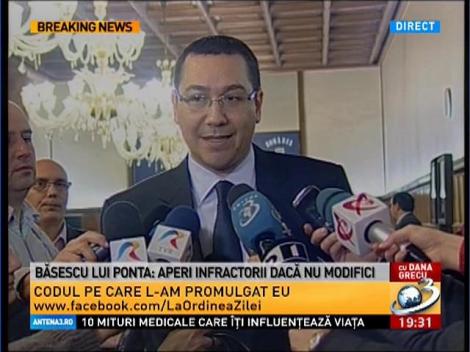 Ponta anunţă că este nemulţumit de prefecţii din Constanţa şi Brăila