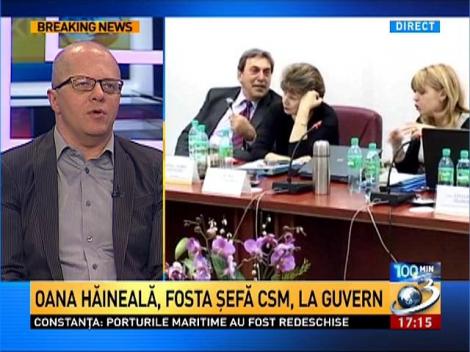 Oana Hăineală, fostul şef CSM, la Guvern