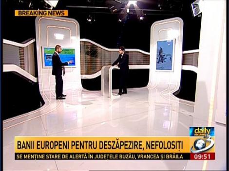 Daily Income: Milioane de euro de la U.E, îngropate în zăpadă