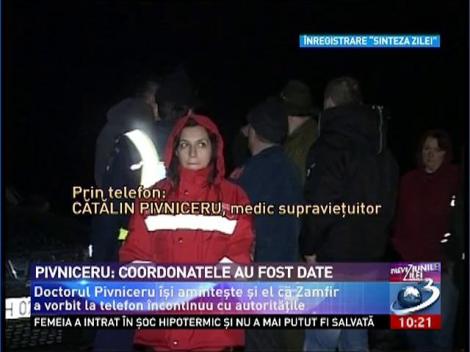 Doctorul Pivniceru: Zamfir a vorbit la telefon în continuu, coordonatele au fost date