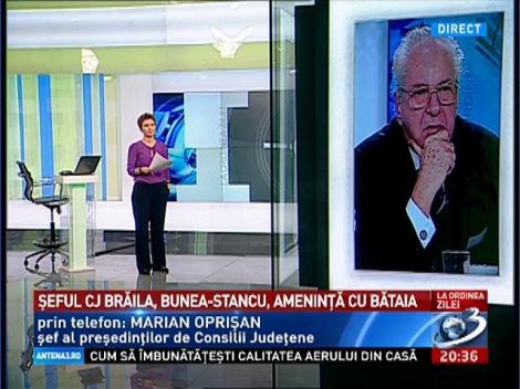 Baronul de Brăila jigneşte presa: Nişte fâţe, nişte obraznici, nesimţire