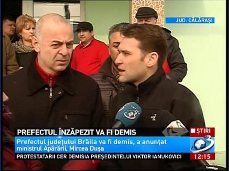 Prefectul de Brăila va fi demis