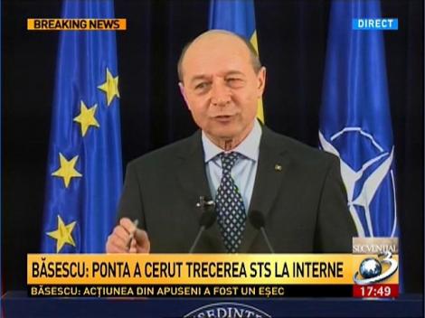 Băsescu: Banii de la deszăpezire se vor da firmelor clientelare