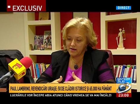 Paul Lambrino, revendicări de peste 500 de milioane de euro: 50 de clădiri istorice şi 65.000 ha pământ