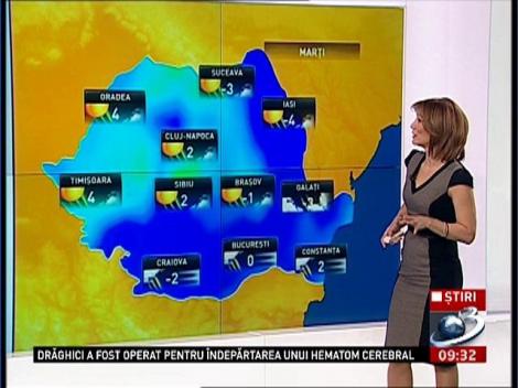 Prognoza meteo pentru următoarele zile!