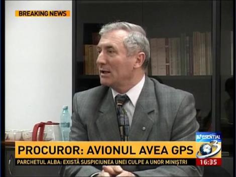 Procurorul Curţii de Apel Alba Iulia: Staţia ELT şi aparatul GPS al avionului vor fi examinate în străinătate