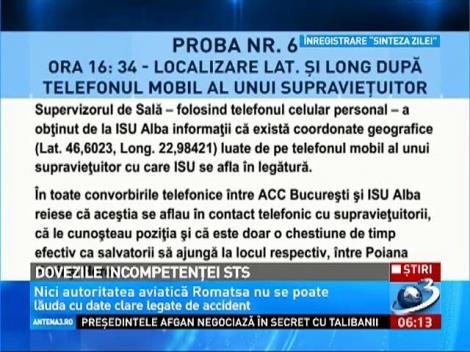 Dovezile incompetenţiei STS, prezentate la Sinteza Zilei
