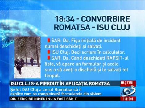 ISU Cluj s-a pierdut în aplicaţia ROMATSA