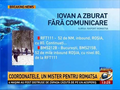Adrian Iovan a zburat o jumătate de oră fără comunicare