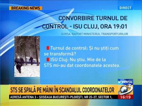 STS se spală pe mâini în scandalul coordonatelor