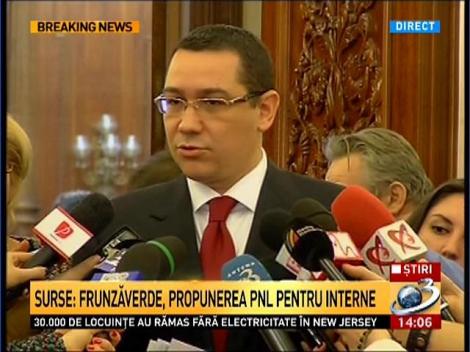 Intalnire Ponta-Antonescu pe tema MAI