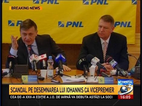 Dan Şova explică de ce Iohannis nu poate fi vicepremierul României