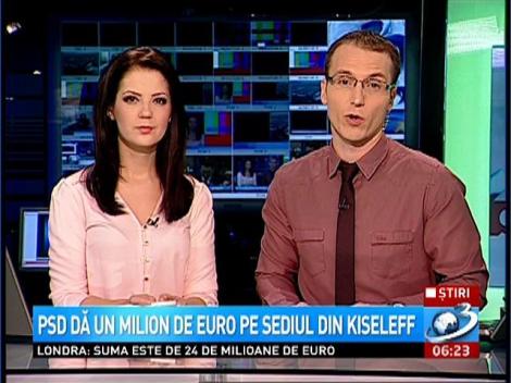 PSD da un milion de euro pe sediul din Kiseleff