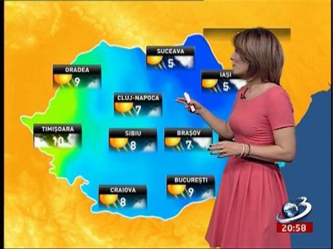 Cum va fi vremea în următoarele zile