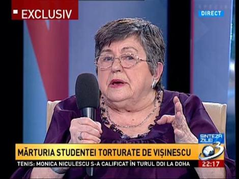 Sinteza zilei: Marturia studentei torturate de Visinescu