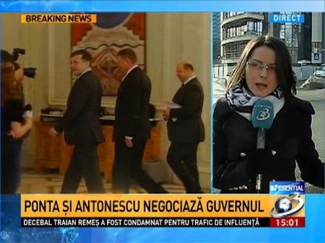 Ponta şi Antonescu discută despre numirea lui Iohannis în Guvern