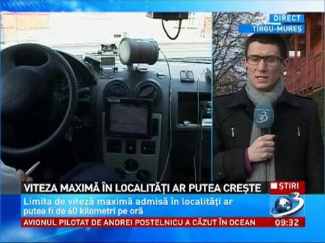 Veste bună pentru şoferi! Viteza maximă în localităţi ar putea creşte