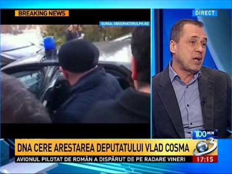 DNA cere arestarea deputatului Vlad Cosma