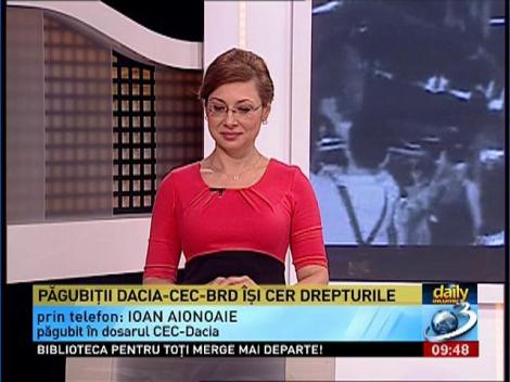 Daily Income: Oana Florea, despre păgubiţii Dacia-BRD