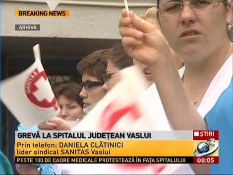 Grevă la Spitalul Judeţean Vaslui