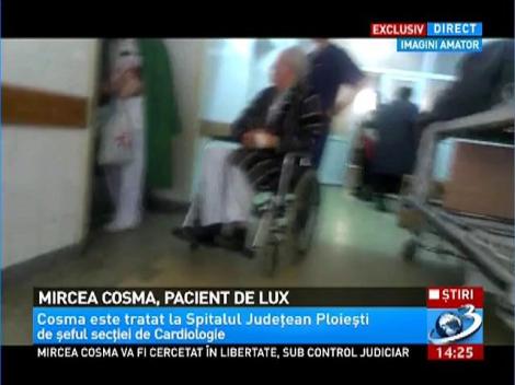 Imagini cu Mircea Cosma, un pacient de lux