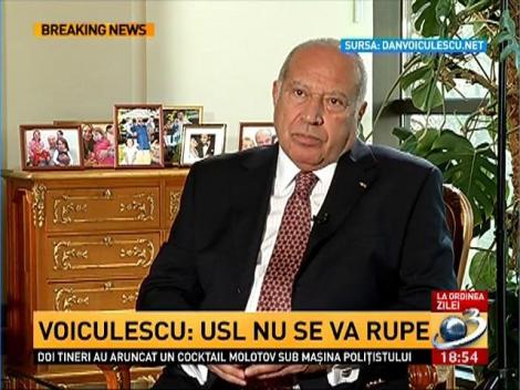 Dan Voiculescu: USL nu se va rupe