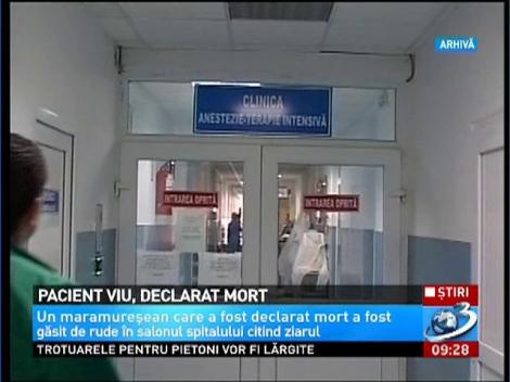 Un maramureșan afost declarat mort dintr-o eroare