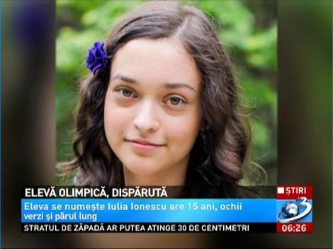 Elevă olimpică de 15 ani, dispărută în drum spre școală