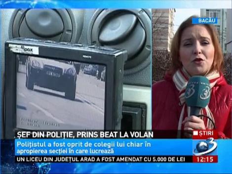 Şeful Serviciului de Înmatriculări şi Permise Auto din Iaşi A FOST PRINS BĂUT LA VOLAN