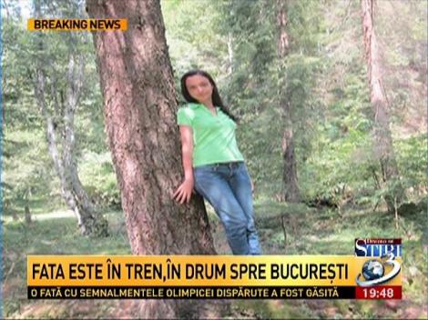 O tânără cu semnalmentele elevei dispărute a fost GĂSITĂ ÎNTR-UN TREN, în drum spre Bucureşti