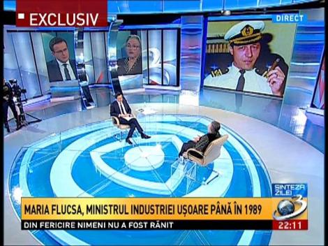 Sinteza Zilei: Maria Flucsa, fost ministru comunist, despre subalternul Băsescu