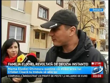 Familia Elodiei este revoltată de decizia instanței de a-l elibera pe Cristian Cioacă