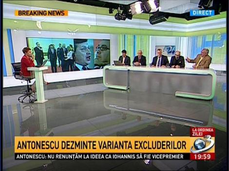 Crin Antonescu neagă excluderea din PNL a lui Tăriceanu şi Ilieşiu