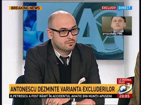 Crin Antonescu: Mâine am solicitat convocarea Biroului Politic. Nu am cerut excluderea lui Tăriceanu şi Ilieşiu