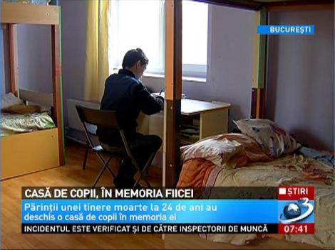 Părinţii unei tinere moarte au deschis o casă de copii în memoria ei