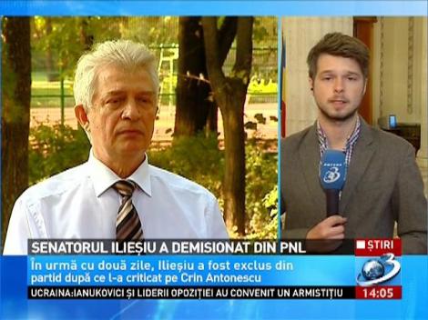 Senatorul Ilieşiu a demisionat din PNL