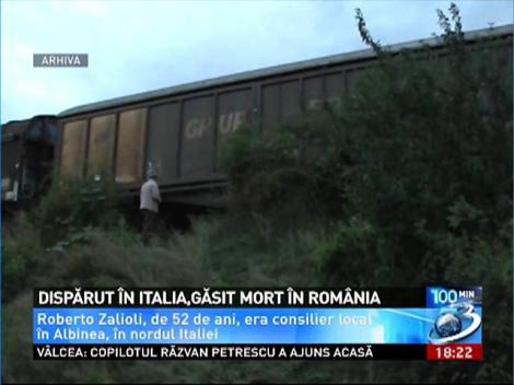 Cadavrul unui oficial italian a fost găsit în România