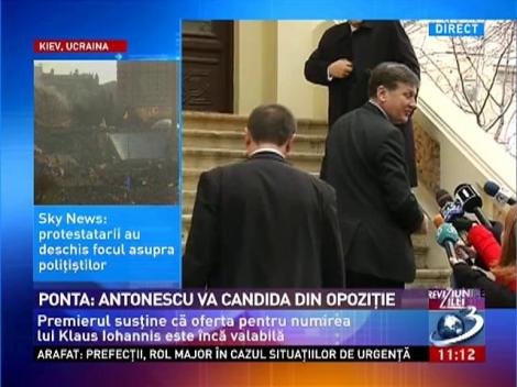 Antonescu: Afirmatiile lui Ponta, mincinoase