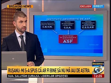 Ruşanu, despre declaraţiile preşedintelui Băsescu: O exprimare foarte dură