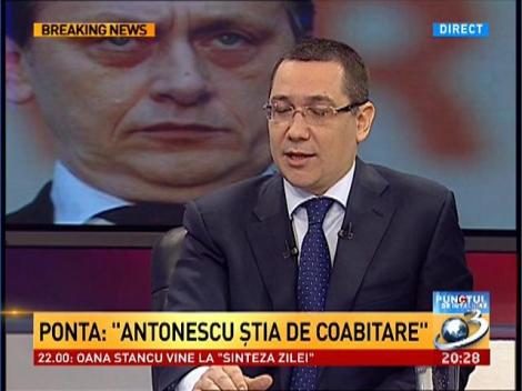 Ponta despre pactul de coabitare cu Traian Băsescu: Politic, a fost o decizie corectă