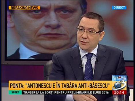 Ponta, despre condiţiile de ruptură ale USL: Dacă va fi cazul, nu va pleca de la domnul Iohannis