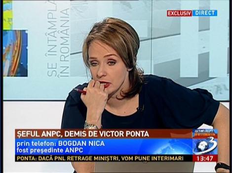 Şeful ANPC, demis de Victor Ponta: Am aflat de la presă!
