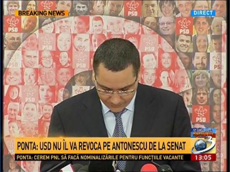 Ponta: Sper că PNL va rămâne la guvernare