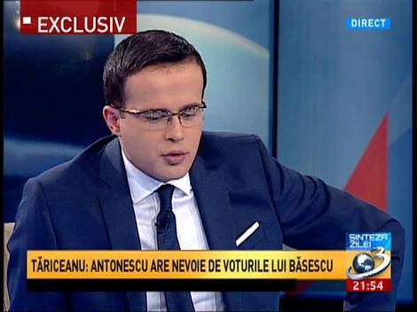 Tăriceanu: Crin Antonescu nu vrea să recunoască că îi face cu ochiul lui Traian Băsescu, probabil şi Traian Băsescu îi face cu ochiul lui