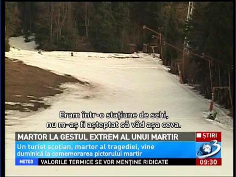 Turist scoţian, martor al tragediei pictorului Liviu Babeş