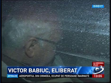 Victor Babiuc a fost eliberat