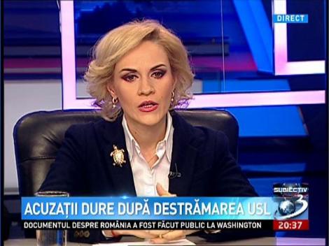 Gabriela Firea: Există o fractură logică în comunicatul liberalilor