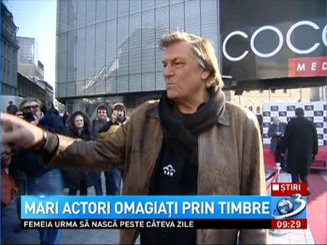 Mari actori omagiaţi prin timbre