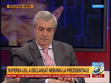 Tăriceanu: Partener pentru alegerile prezidenţiale ar fi Victor Ponta