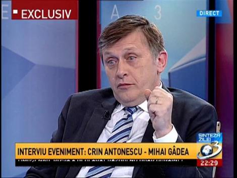 Crin Antonescu: PSD, primul partid cu care aş face Guvernul
